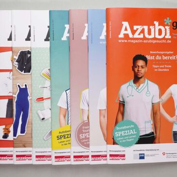 AZUBI Magazin alle Cover