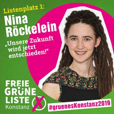 FGL Kandidatenpost Listenplatz 1 Nina Röckelein