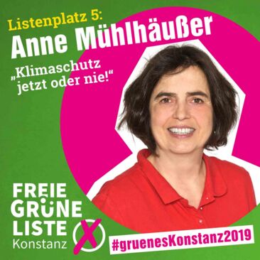 FGL Kandidatenpost Listenplatz 5 Anne Mühlhäußer