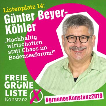 FGL Kandidatenpost Listenplatz 14 Günter Beyer-Köhler