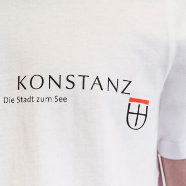 Corona-Prävention Konstanz - T-Shirt Closeup Brust - Logo Konstanz
