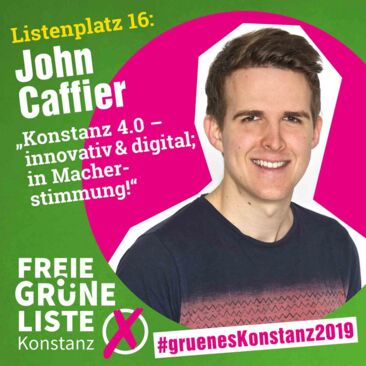 FGL Kandidatenpost Listenplatz 16 John Caffier