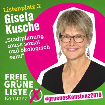 FGL Kandidatenpost Listenplatz 3 Gisela Kusche
