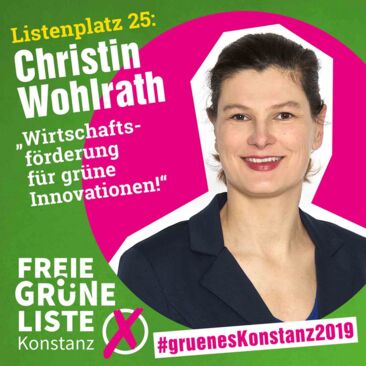 FGL Kandidatenpost Listenplatz 25 Christin Wohlrath