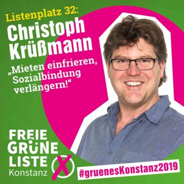 FGL Kandidatenpost Listenplatz 32 Christoph Krüßmann