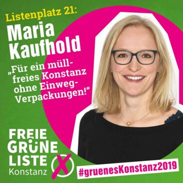 FGL Kandidatenpost Listenplatz 21 Maria Kaufhold