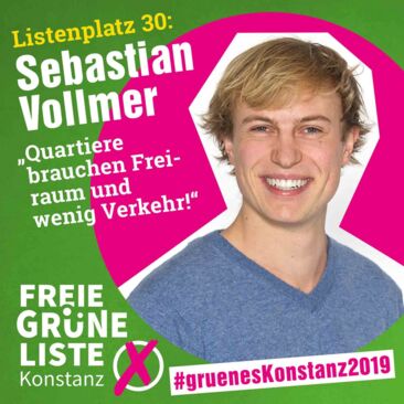 FGL Kandidatenpost Listenplatz 30 Sebastian Vollmer