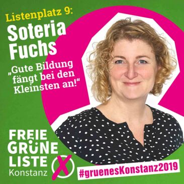 FGL Kandidatenpost Listenplatz 9 Soteria Fuchs